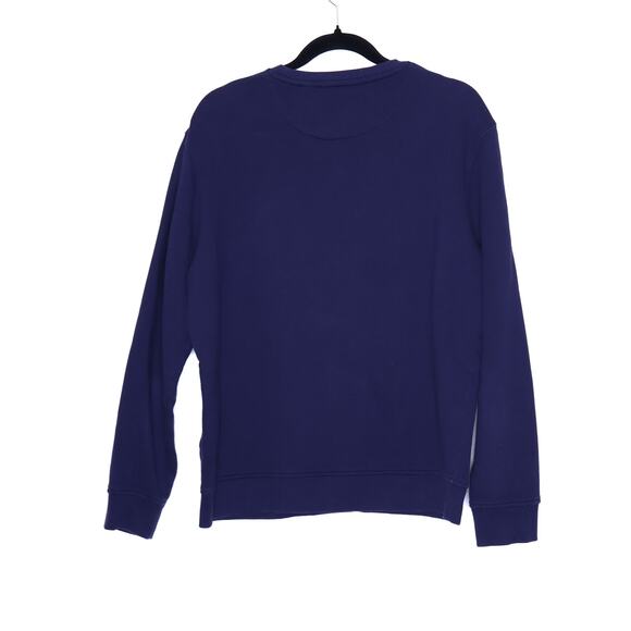 LYLE & SCOTT Crew Neck Sweatshirt Navy Blue Long Sleeve Crewneck Casual Men's Lb - Picture 3 of 14